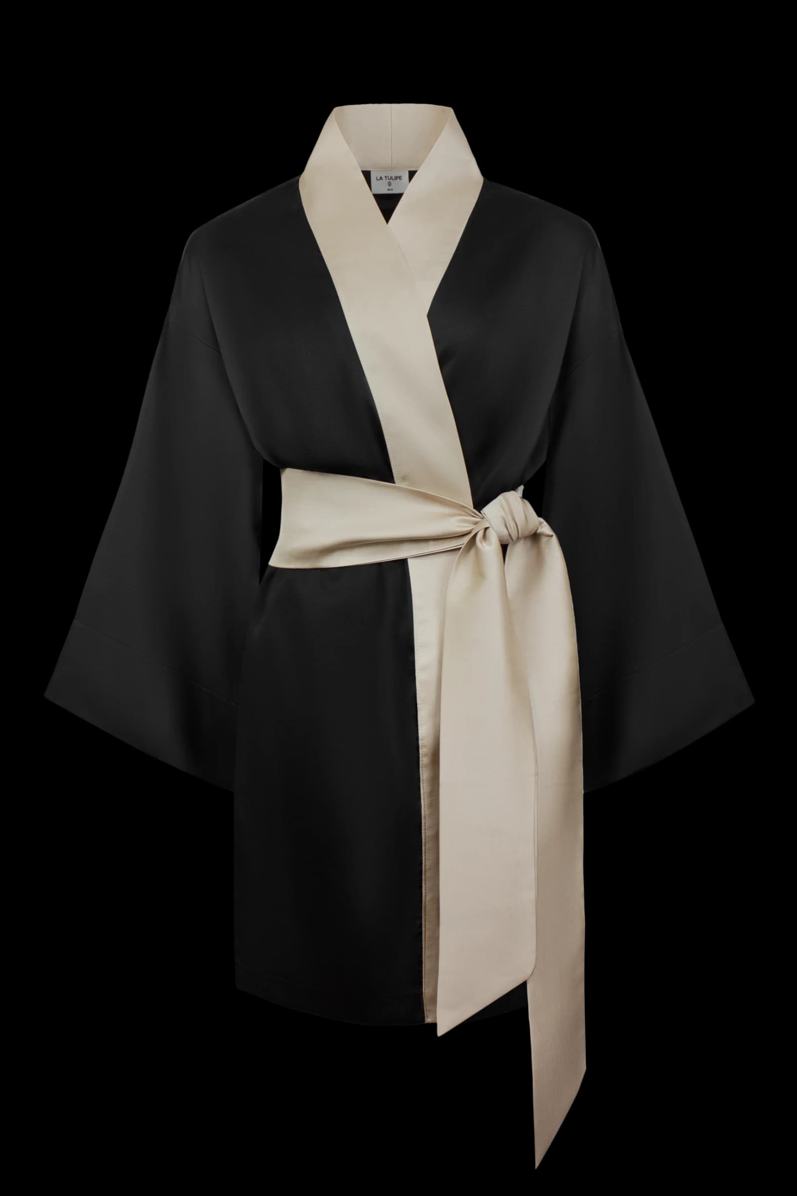 KIMONO BLAIR BLACK CHAMPAGNE